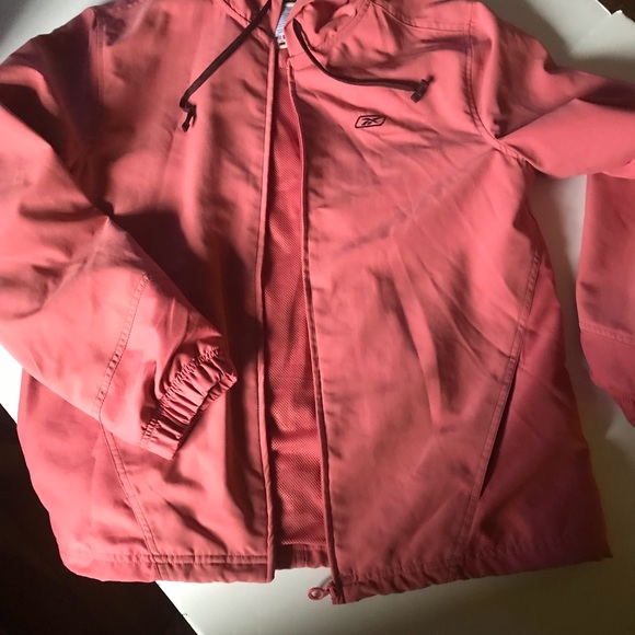 Reebok Dusty Rose Pink Windbreaker M - Picture 2 of 6